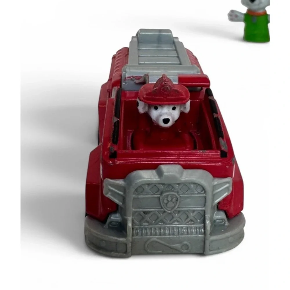 Paw Patrol Marshall True Metal Fire Truck Ginsey Finger Puppets Rocky Zuma Skye